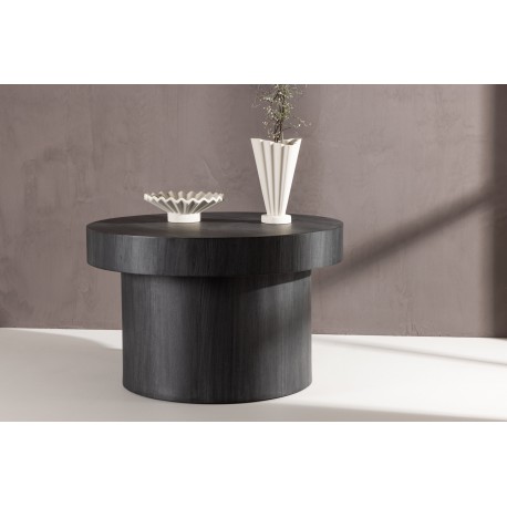 Malung Rund Sofabord Ø80cm - Sort