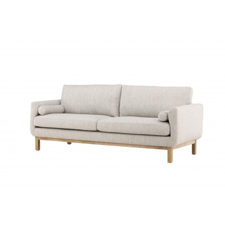 Olympos 3 personers Sofa - Beige og Natur