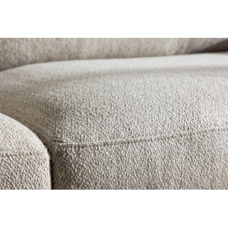 Olympos 3 personers Sofa - Beige og Natur
