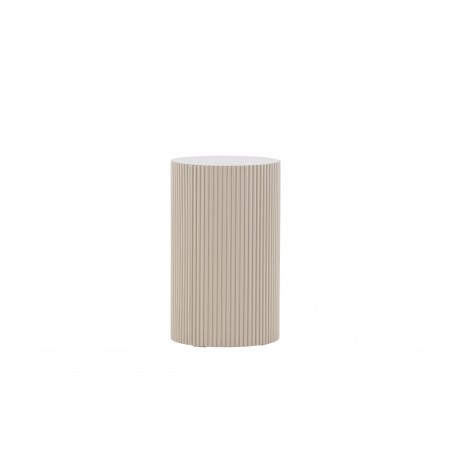 Lenox Sidebord Ø30cm - Beige