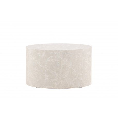 York Sofabord Ø80cm - Beige