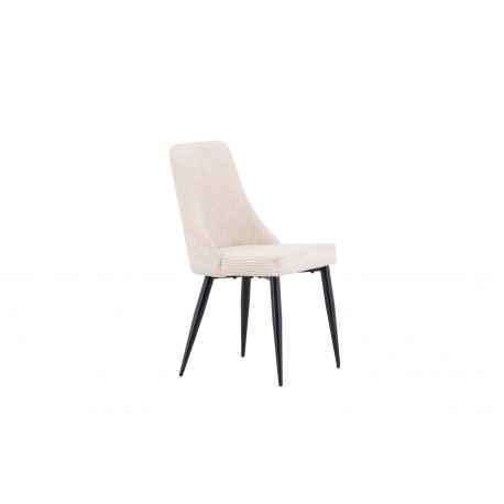 Leone Spisebordsstol - Beige Fløjl