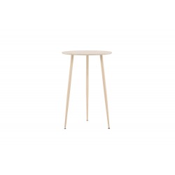 Plaza Barbord Ø70 cm- Hvidvasket