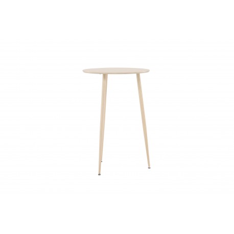 Plaza Barbord Ø70 cm- Hvidvasket