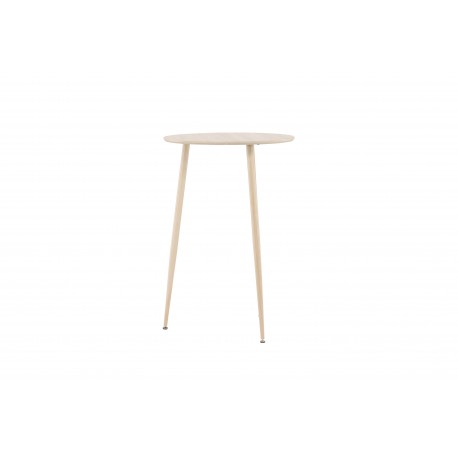 Plaza Barbord Ø70 cm- Hvidvasket
