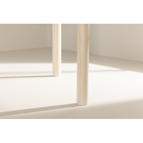 Andy Ovalt spisebord - Hvid