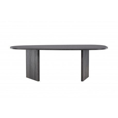 Gronvik Ovalt spisebord 220x100cm - Sort