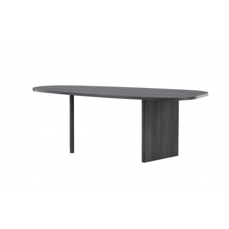 Gronvik Ovalt spisebord 220x100cm - Sort