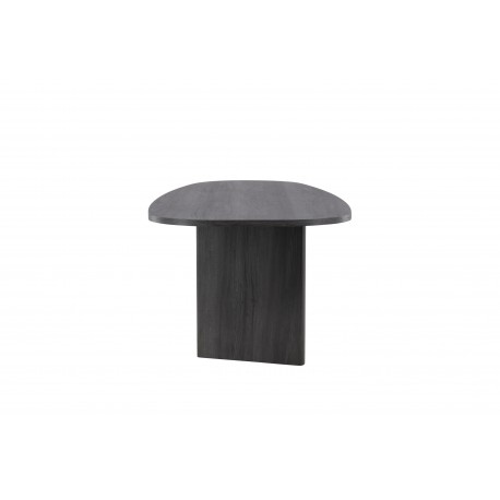 Gronvik Ovalt spisebord 220x100cm - Sort