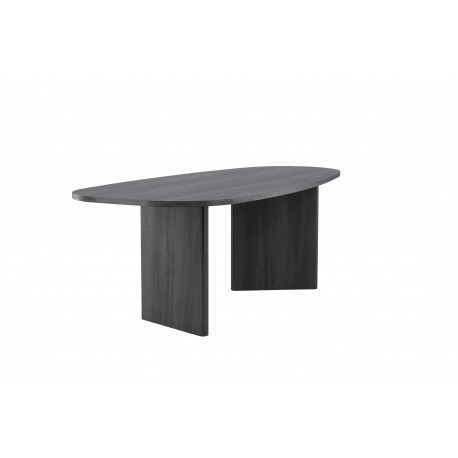 Gronvik Ovalt spisebord 220x100cm - Sort