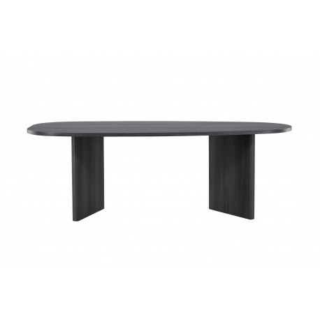 Gronvik Ovalt spisebord 220x100cm - Sort