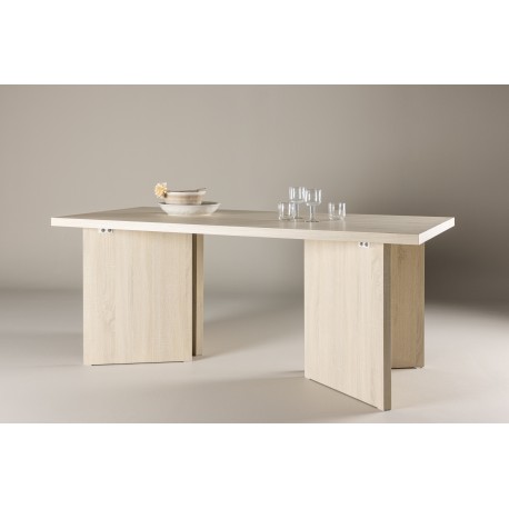 Bassholmen Spisebord 180 cm - Hvidvasket