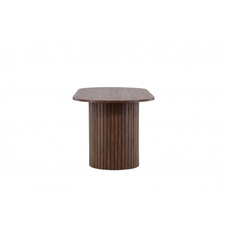 Haron Ovalt spisebord 200 x 90cm - Mocca