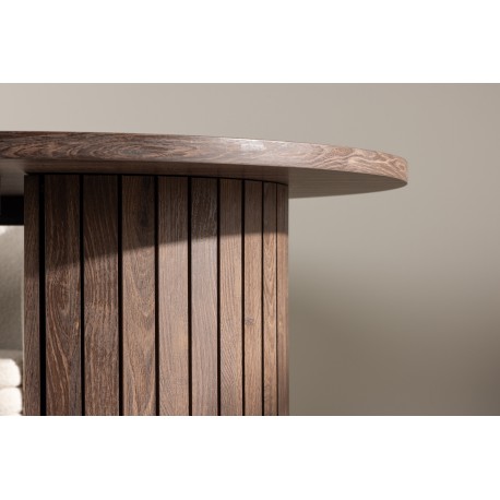 Haron Ovalt spisebord 200 x 90cm - Mocca