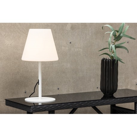 Moris Bordlampe - Hvid
