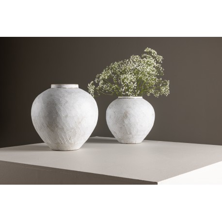 Globe Vase - Beige og Brun