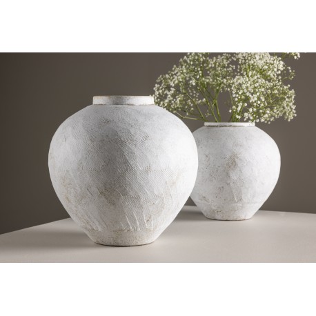 Globe Vase - Beige og Brun