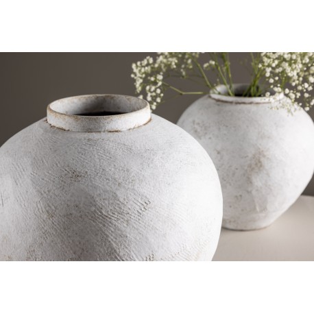 Globe Vase - Beige og Brun
