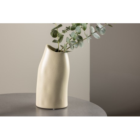 Ernst Vase - Beige og Sort