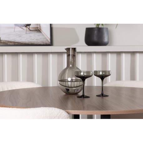 Rundt Spisebordssæt Durango med stole Edina