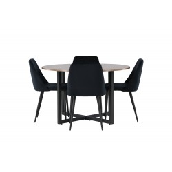 Rundt Spisebordssæt Durango med Night stole