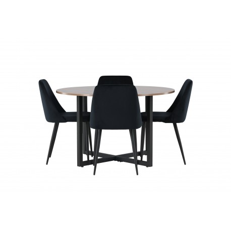 Rundt Spisebordssæt Durango med Night stole