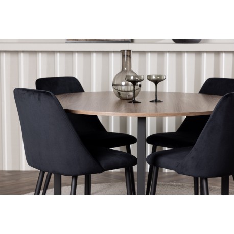 Rundt Spisebordssæt Durango med Night stole