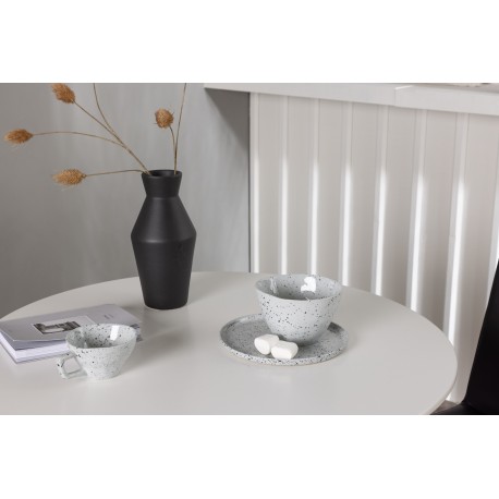 Rundt Spisebordssæt Danburi med Today stole - Sort og Hvid