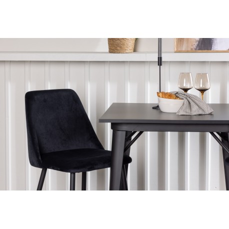 Spisebordssæt Tempe med Spisebordsstole Night