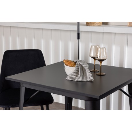 Spisebordssæt Tempe med Spisebordsstole Night