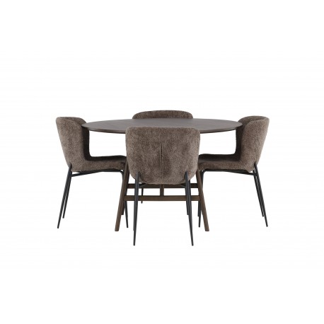 Rundt Spisebordssæt Kaseindon med Modesto stole