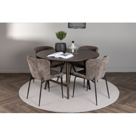 Rundt Spisebordssæt Kaseindon med Modesto stole