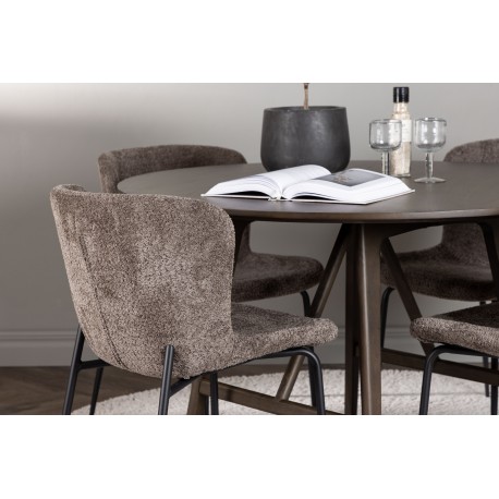 Rundt Spisebordssæt Kaseindon med Modesto stole