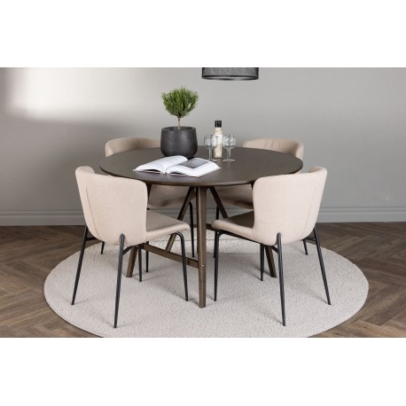 Rundt Spisebordssæt Kaseindon med Modesto stole