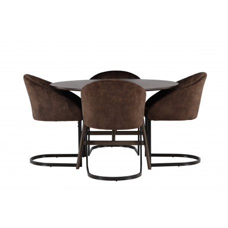 Rundt Spisebordssæt Kaseindon med stole Evening