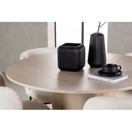 Rundt Spisebordssæt Olivia med stole Edina