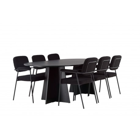 Spisebordssæt Bootcut med stole Yesterday