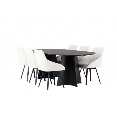 Spisebordssæt Bootcut med stole Rosie