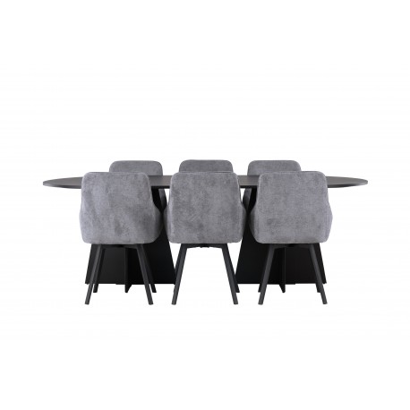 Spisebordssæt Bootcut med stolene Rosie