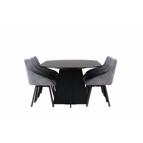 Spisebordssæt Bootcut med stolene Rosie