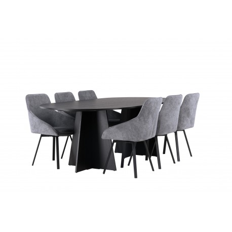 Spisebordssæt Bootcut med stolene Rosie