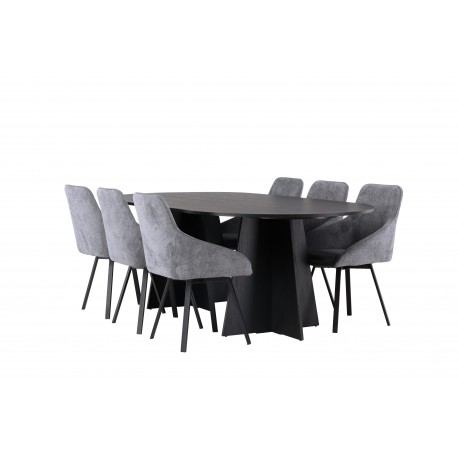 Spisebordssæt Bootcut med stolene Rosie