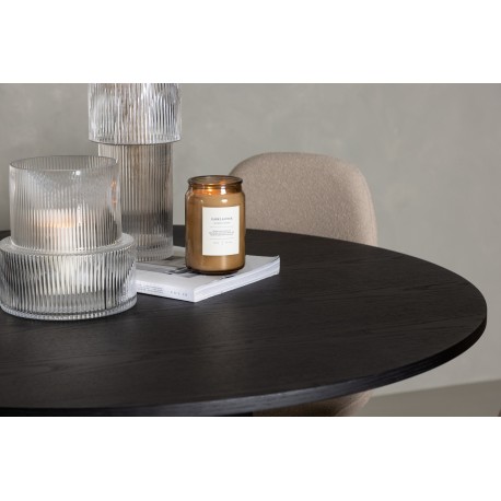 Spisebordssæt Bootcut med stole Polar - Beige og Sort