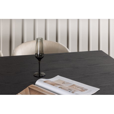 Spisebordssæt Ystad med Berit Spisebordsstole - Beige og Sort