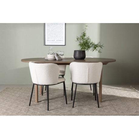 Spisebordssæt Andy med stole Edina