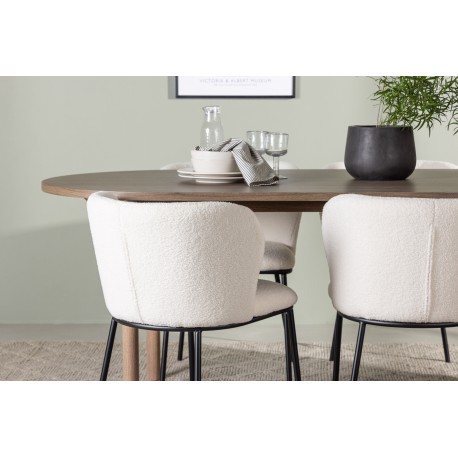 Spisebordssæt Andy med stole Edina