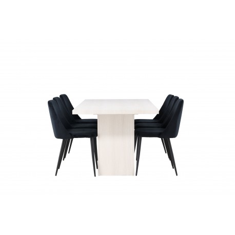 Spisebordssæt Olga med Spisebordsstole Night