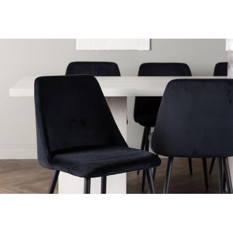 Spisebordssæt Olga med Spisebordsstole Night