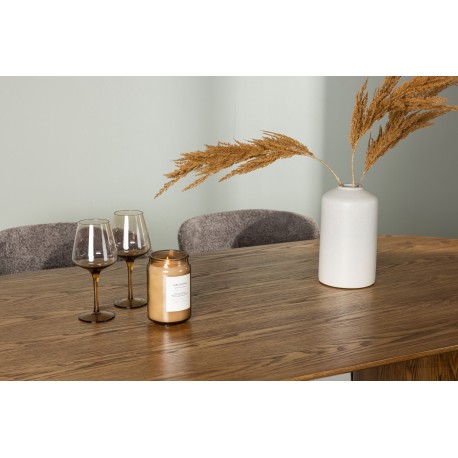 Spisebordssæt Isolde med stole Modesto - Mørkegrå og Natur