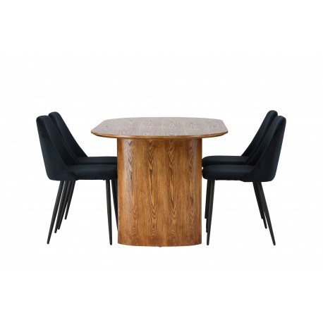 Spisebordssæt Isolde med Night stole